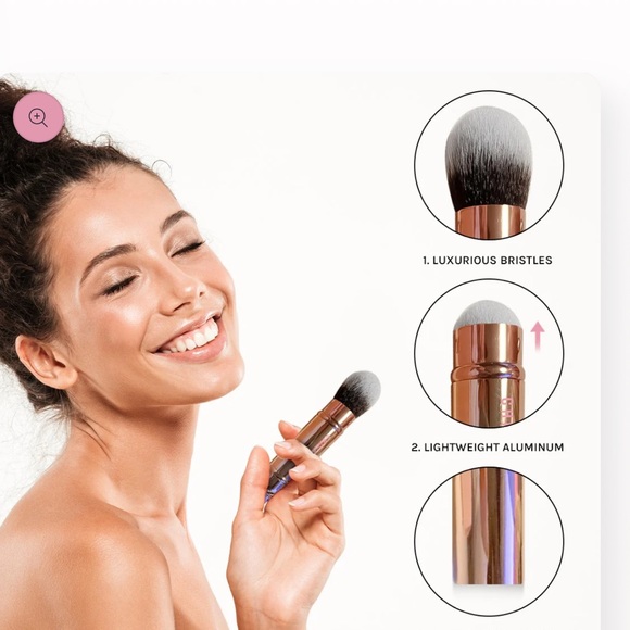 Chica Beauty Dual-Ended Complexion Brush (Retractable) - Picture 4 of 9